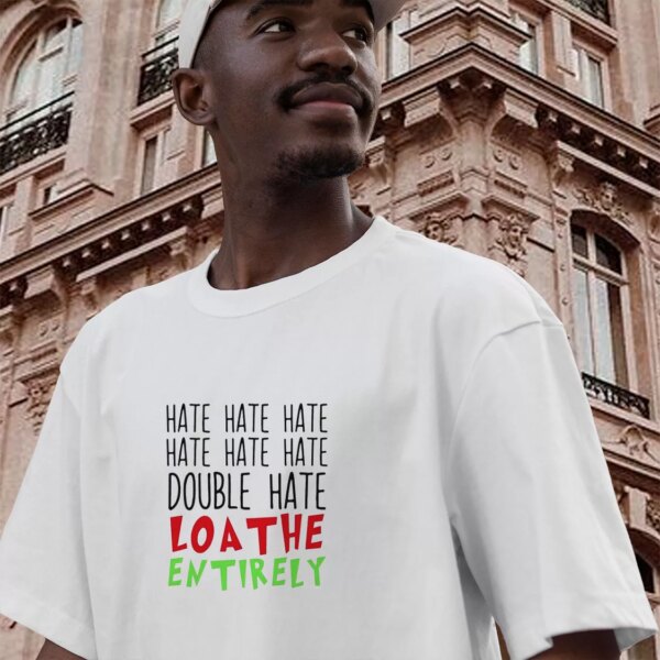 Double Hate Loa The Entirely Funny Christmas T Shirt