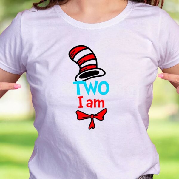 Dr Seuss Two I Am Thanksgiving Vintage T Shirt