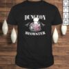 Dungeon Meowster Funny DnD Gamer Cat Lover D20 V-Neck T-Shirt