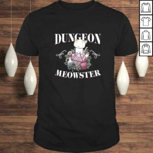 Dungeon Meowster Funny DnD Gamer Cat Lover D20 V-Neck T-Shirt Dungeon Meowster Funny DnD Gamer Cat Lover D20 V-Neck T-Shirt