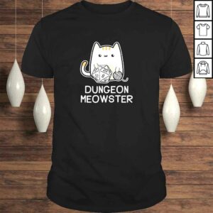 Dungeon Meowster Tabletop Gamer Shirt Dungeon Meowster Tabletop Gamer Shirt