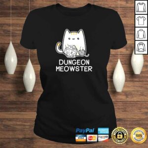 Dungeon Meowster Tabletop Gamer Shirt 3