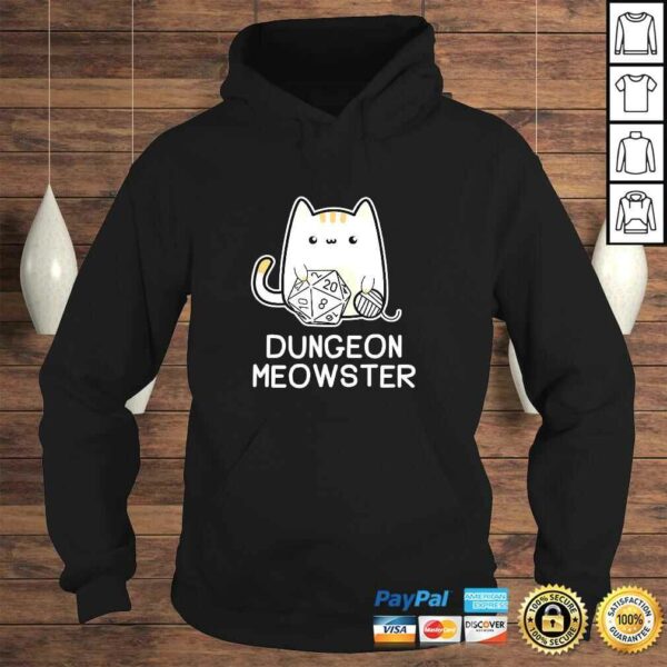 Dungeon Meowster Tabletop Gamer Shirt