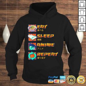 Eat Sleep Anime Repeat Cute Anime Obsessed V-Neck T-Shirt 3 Eat Sleep Anime Repeat Cute Anime Obsessed V Neck T Shirt 4