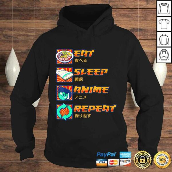 Eat Sleep Anime Repeat Cute Anime Obsessed V-Neck T-Shirt