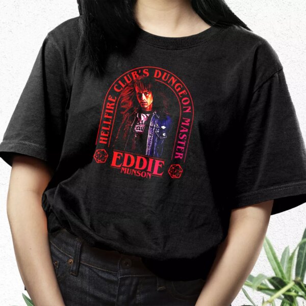 Eddie Munson Hellfire Club Dungeon Master Casual Trendy T Shirt