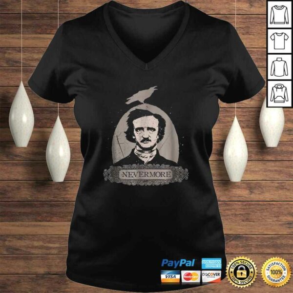 Edgar Allan Poe  Vintage Cothic Raven Nevermore Tee Shirt