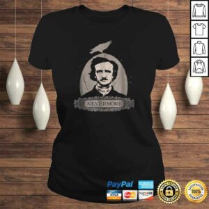 Edgar Allan Poe Vintage Cothic Raven Nevermore Tee Shirt 2 Edgar Allan Poe Vintage Cothic Raven Nevermore Tee Shirt 3