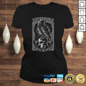 Edgar Allen Poe The Raven Nevermore Distressed TShirt 2 Edgar Allen Poe The Raven Nevermore Distressed TShirt 3