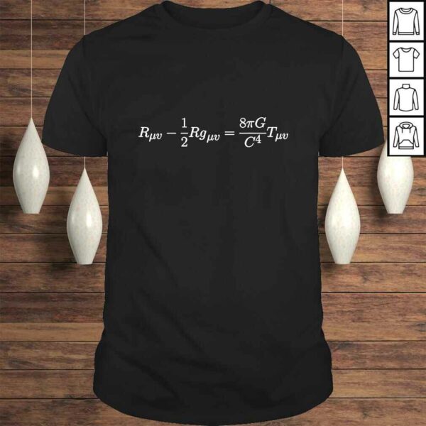 Einstein’s Field Equation Science and Math Geeks Shirts