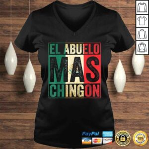 El Abuelo Mas Chingon  Funny Mexican Vintage Grandpa Gift TShirt