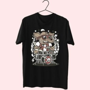 Elephant Drummer Funny Graphic T Shirt 3 Elephant Drummer Funny Graphic T Shirt 4