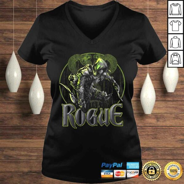 Elven Rogue Assassin Fantasy Class Graphic Gift for Gamers Shirt