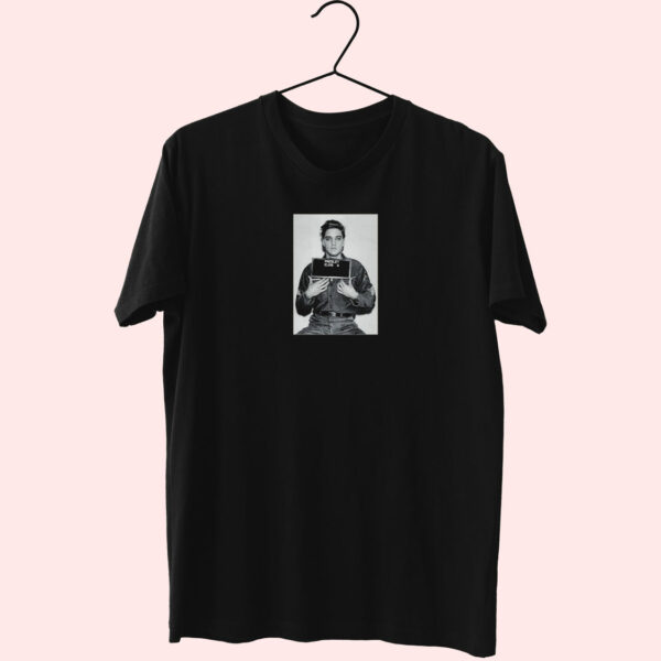 Elvis Presley Mug Shot Rock N Roll Essentials T Shirt