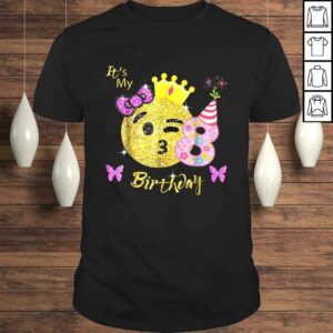 Emoji Birthday Shirt For Girls OMG It’s My 8th Birthday tee Emoji Birthday Shirt For Girls OMG It’s My 8th Birthday tee