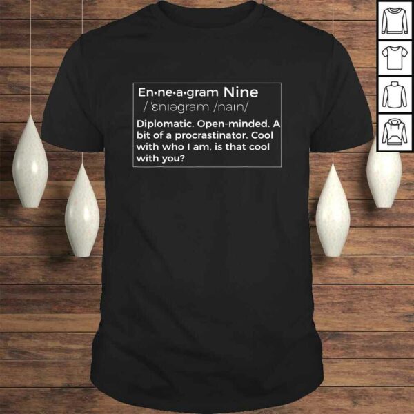 Enneagram Made Easy Dictionary Definition-kind of-9 TShirt