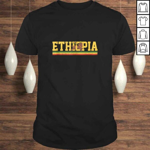 Ethiopia – Lion Of Judah Flag Rastafari African Rasta Gift Shirt