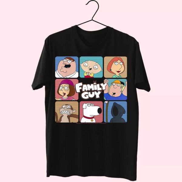 Family Guy Group Tv Show Streetwear On Sale Classic 90S T Shirt Style