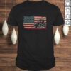 Farm Tractors America Flag Hoodie I Patriotic Farming Gift Pullover Hoodie