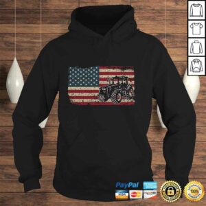 Farm Tractors America Flag Hoodie I Patriotic Farming Gift Pullover Hoodie 3 Farm Tractors America Flag Hoodie I Patriotic Farming Gift Pullover Hoodie 4