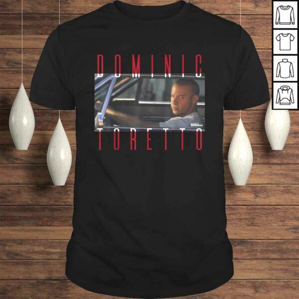 Fast & Furious Dominic Toretto Photo Word Stack T-shirt