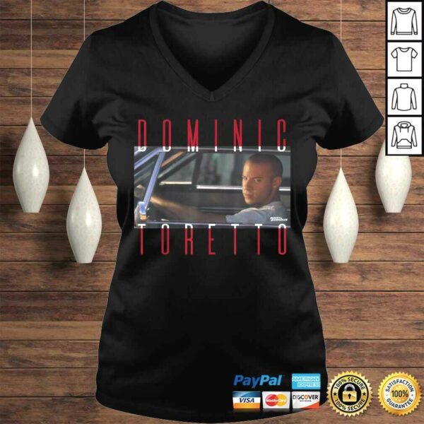 Fast & Furious Dominic Toretto Photo Word Stack T-shirt