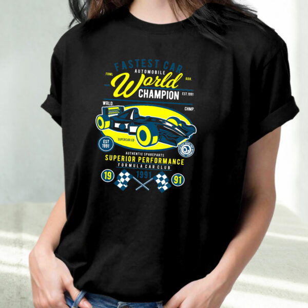 Fastest Car Funny Graphic T Shirt