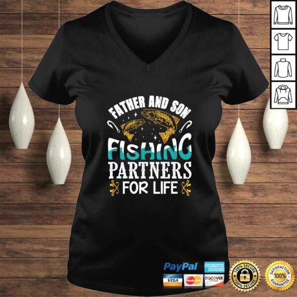 Father And Son Fishing Partners For Life Shirt Father Gift