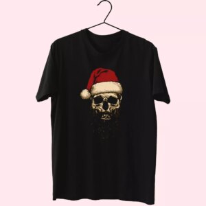 Father Christmas Santa Skull T Shirt Xmas Design Father Christmas Santa Skull T Shirt Xmas Design
