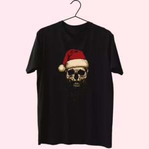 Father Christmas Santa Skull T Shirt Xmas Design 3 Father Christmas Santa Skull T Shirt Xmas Design 4