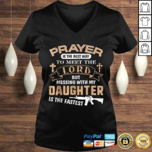 Father Proud Daddy Tee If You Mess My Daughter Gift Shirts