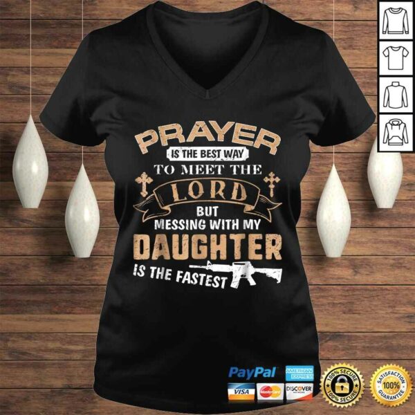 Father Proud Daddy Tee If You Mess My Daughter Gift Shirts