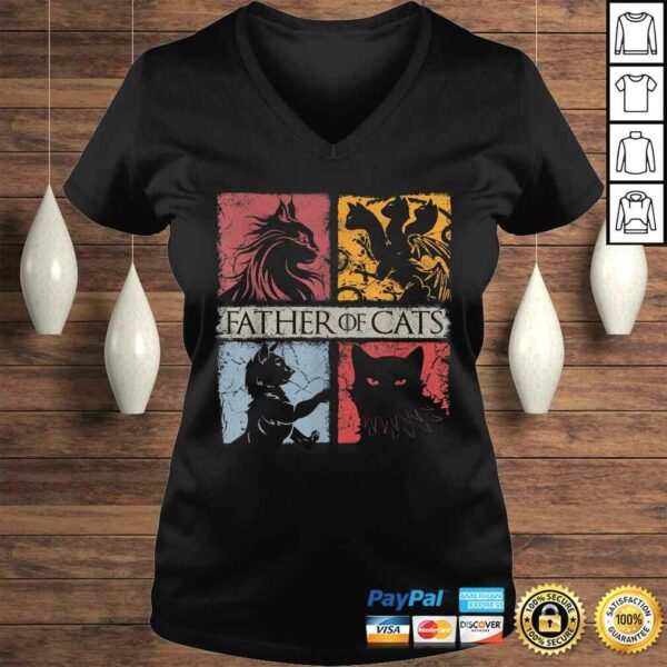 Father of Cats Shirt – Cat Lovers Cat Dad Fabulous Gift