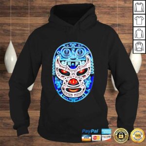 Feel-Ink Demon Blue Lucha Libre Wrestler Aztec Design Shirt 3 Feel Ink Demon Blue Lucha Libre Wrestler Aztec Design Shirt 4