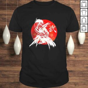 Female Samurai Japanese Warrior Retro Japan Calligraphy ArT-shirt Female Samurai Japanese Warrior Retro Japan Calligraphy ArT-shirt