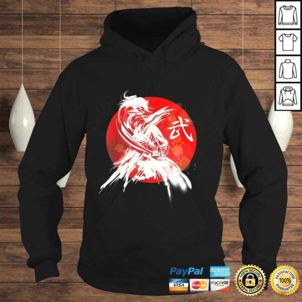 Female Samurai Japanese Warrior Retro Japan Calligraphy ArT-shirt