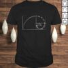 Fibonacci golden ratio spiral design for geometry lovers Shirt