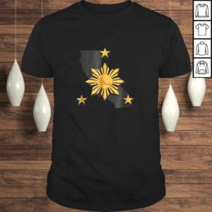 Filipino Heritage California SF Bay Area Pride TShirt Filipino Heritage California SF Bay Area Pride TShirt