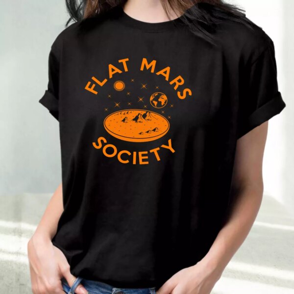 Flat Mars Society 90S Retro Classic 90S T Shirt Style