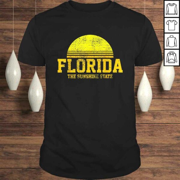 Florida Vintage Retro The USA US State Tee Shirt
