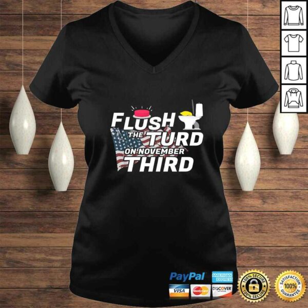 Flush The Turd On November Third 2020 Election Vote Rally TShirt