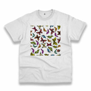 Flying Tropical Butterflies Vintage Tshirt Flying Tropical Butterflies Vintage Tshirt