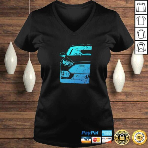 Focus RS Car Used Style Fan ArShirt Cyan