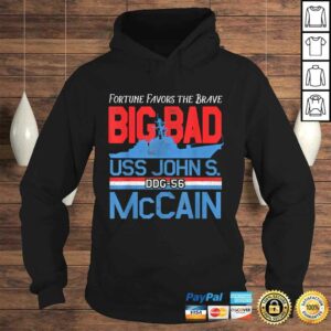 Fortune Favors the Brave DDG-56 USS John S. McCain TShirt Gift 3 Fortune Favors the Brave DDG 56 USS John S McCain TShirt Gift 4
