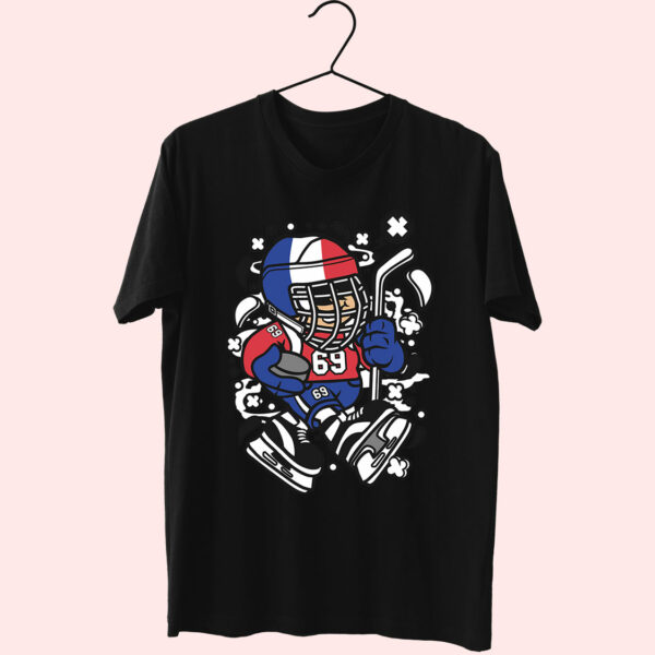 France Hockey Kid Funny Graphic T Shirt