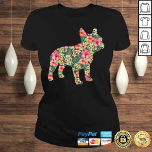 French Bulldog Flower Shirt Floral Frenchie Dog Silhouette 2 French Bulldog Flower Shirt Floral Frenchie Dog Silhouette 3