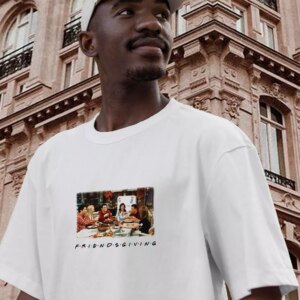 Friends Giving Parody Thanksgiving Vintage T Shirt 3