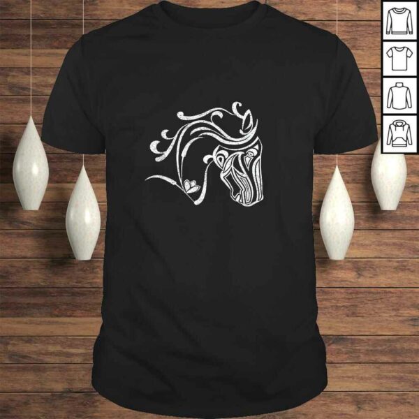 Friesian Horse Shirt  Beautiful Fresian Horse Head