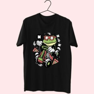 Frog Gokart Racer Funny Graphic T Shirt 3 Frog Gokart Racer Funny Graphic T Shirt 4