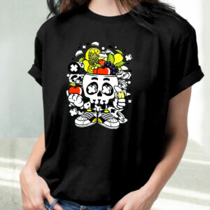 Fruit Skull Head Funny Graphic T Shirt 2 Fruit Skull Head Funny Graphic T Shirt 3
